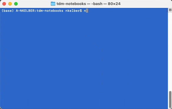 Using the nano editor